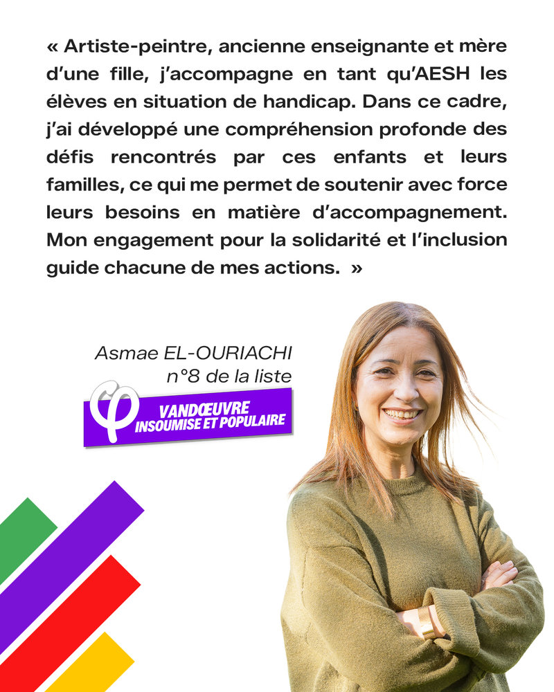 Présentation d'Asmae — 8e de liste